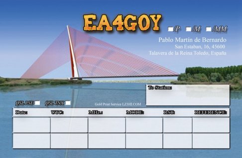 EA4GOY QSL back